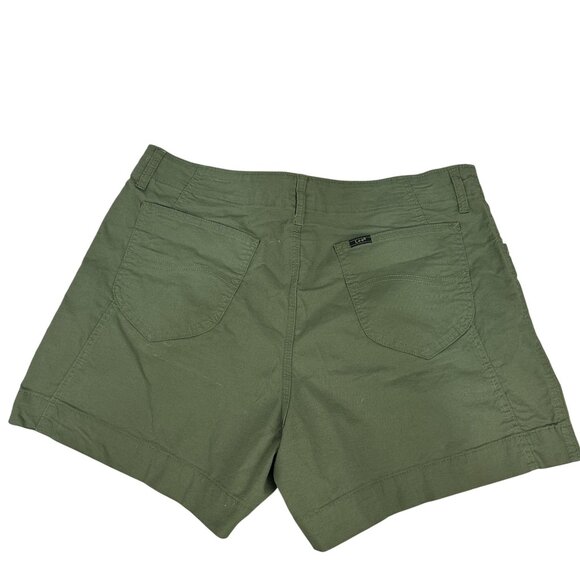 Lee Womens Olive Grove 4 Inch Shorts Size 16 Cotton Blend Casual Lightweight - Picture 5 of 10